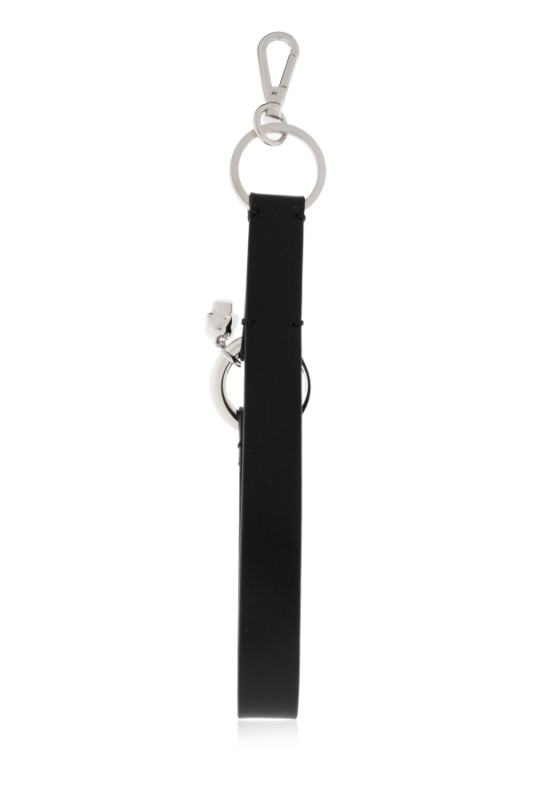 Alexander McQueen Llavero de cuero