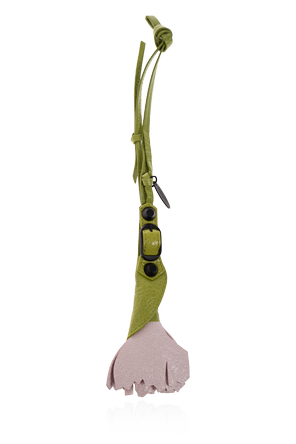 Leather bag charm