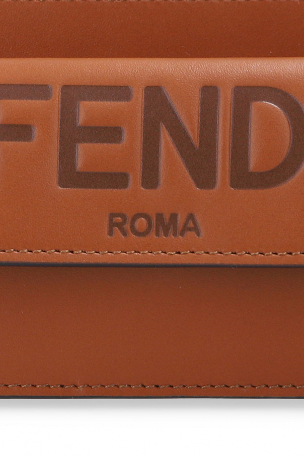 Fendi debossed-logo Card case with logo