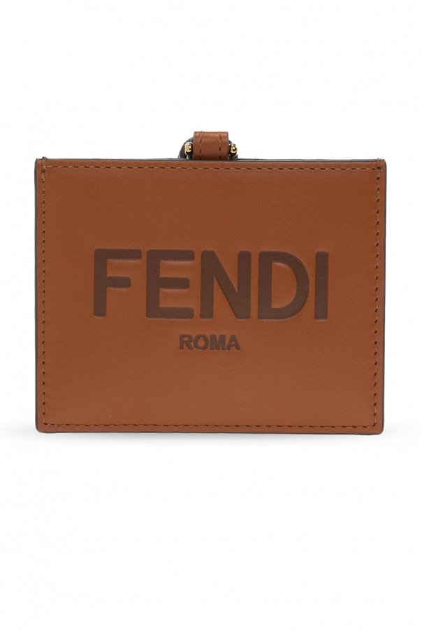 Fendi Card case with neck strap