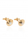 Lanvin Round cufflinks with logo