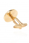 Lanvin Round cufflinks with logo