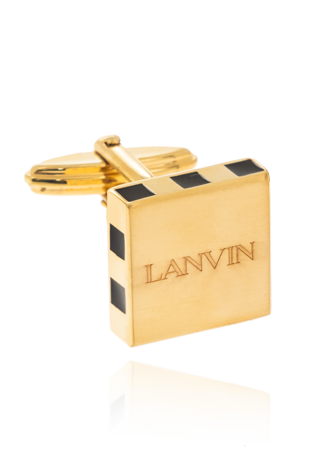 Lanvin Logo-engraved cufflinks