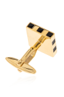 Lanvin GOLD Logo-engraved cufflinks