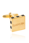 Lanvin GOLD Logo-engraved cufflinks