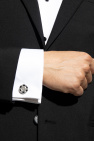 Lanvin SILVER Logo-engraved cufflinks