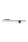Lanvin SILVER Tie clip with black finish