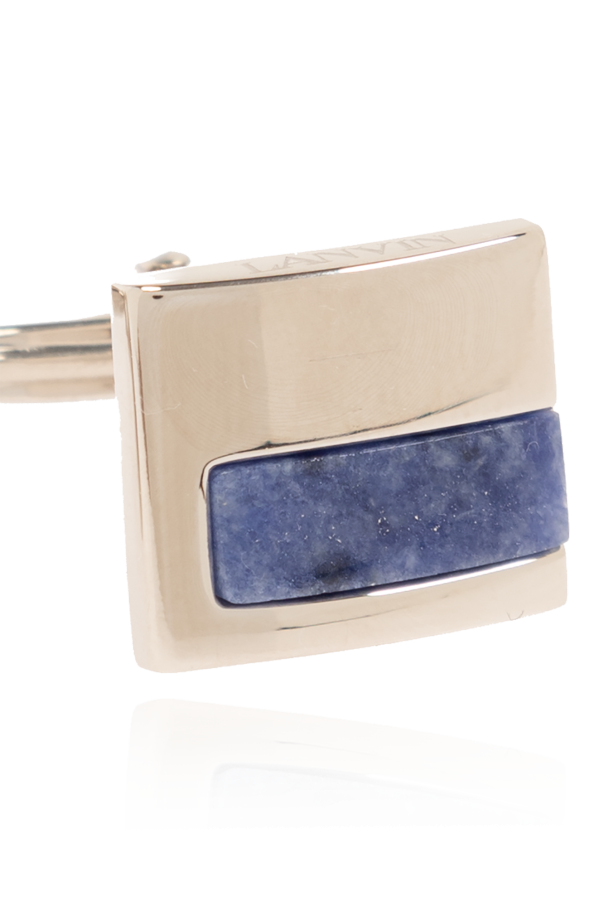 Lanvin Sodalite cufflinks