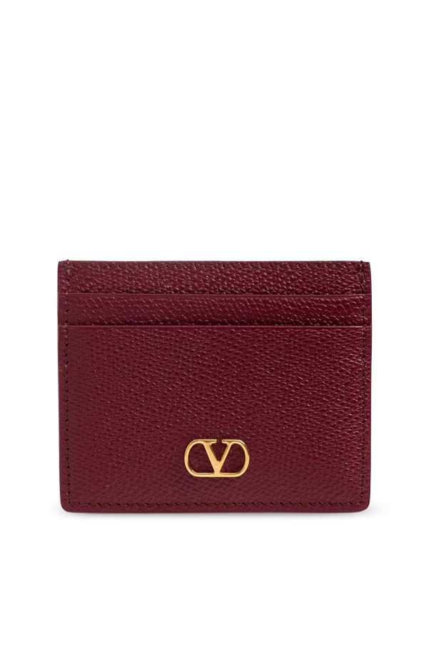 Leather card holder with logo od Valentino Garavani