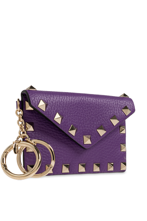 Valentino Garavani Lederne Bauchtasche mit Schlüsselanhänger