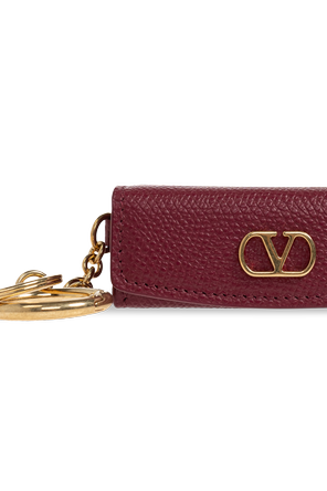 Valentino Garavani Estuche de cuero para pintalabios