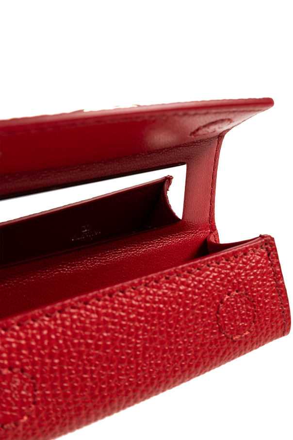 Valentino Garavani Estuche de cuero para barra de labios