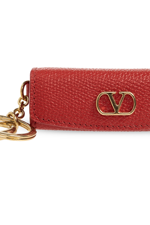Valentino Garavani Estuche de cuero para barra de labios