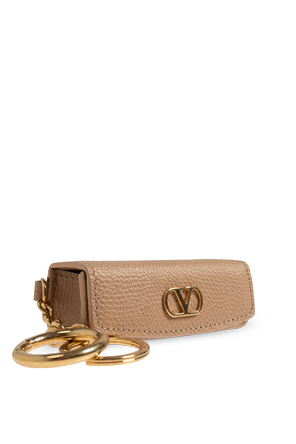 Valentino Garavani Estuche de cuero para pintalabios