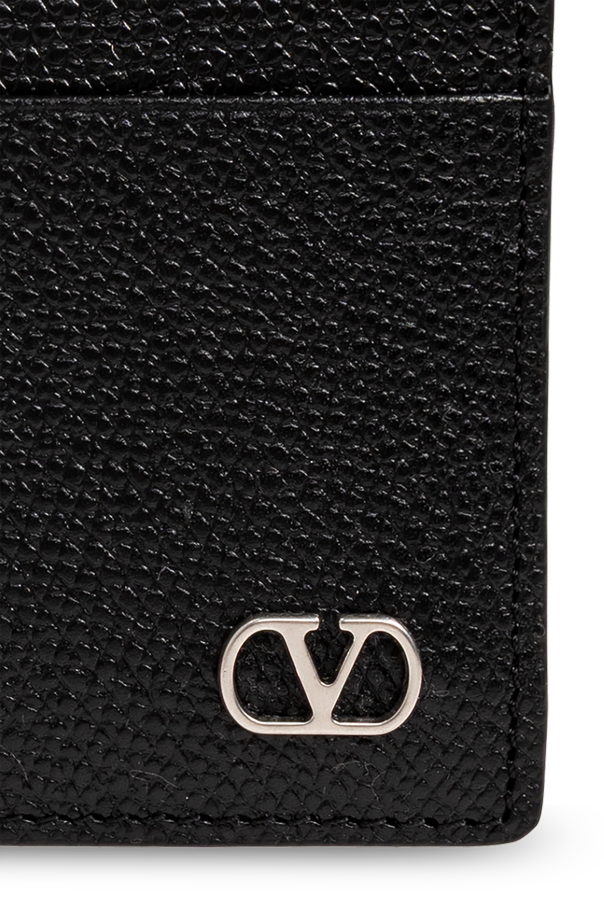 Valentino Garavani Lederetui für Karten mit Logo