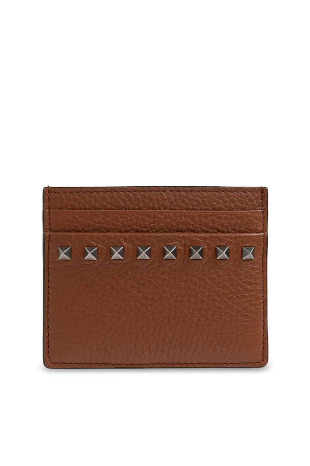Leather cardholder with studs od Valentino Garavani