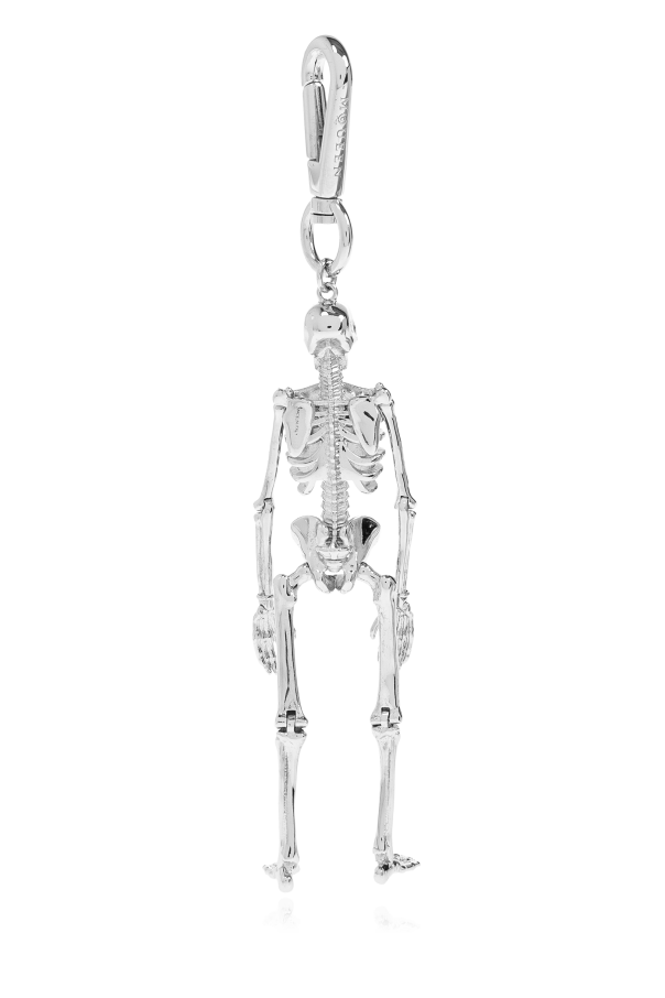Alexander McQueen Keychain with a skeleton motif