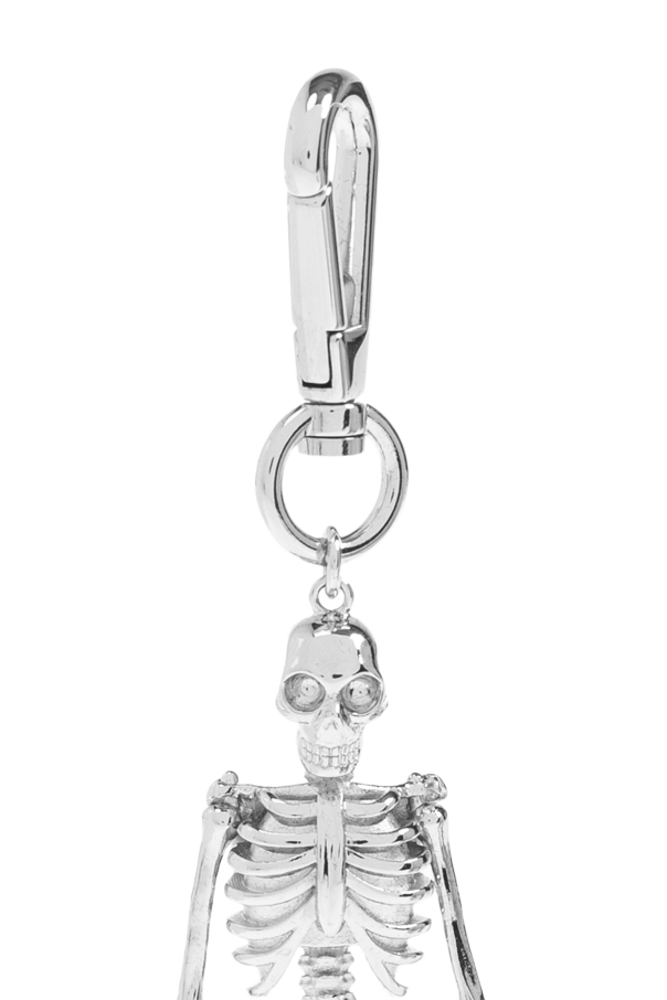 Alexander McQueen Keychain with a skeleton motif