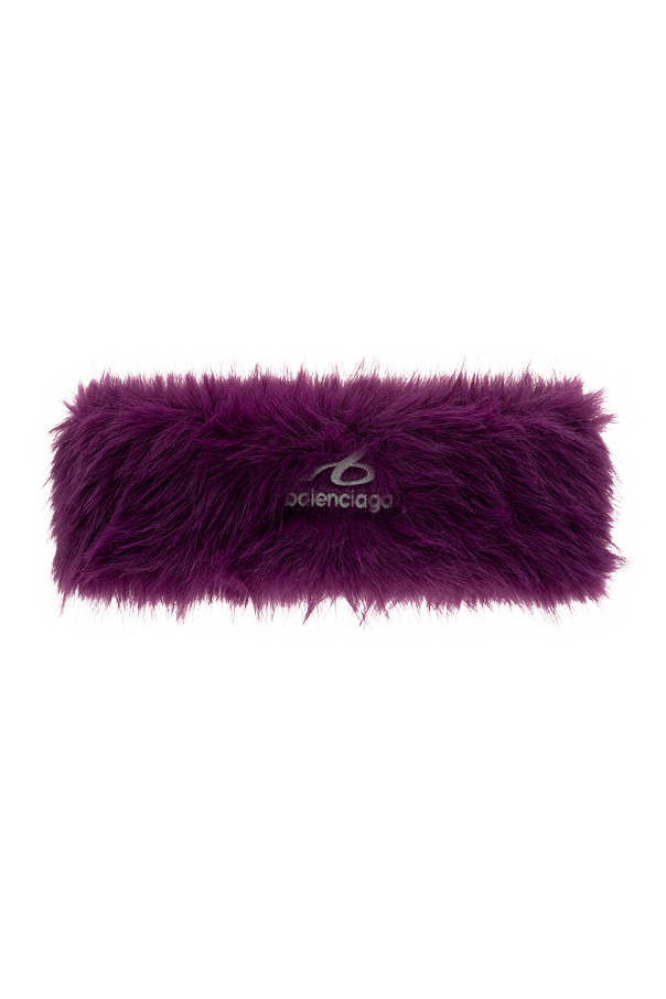 Faux Fur Headband od Balenciaga