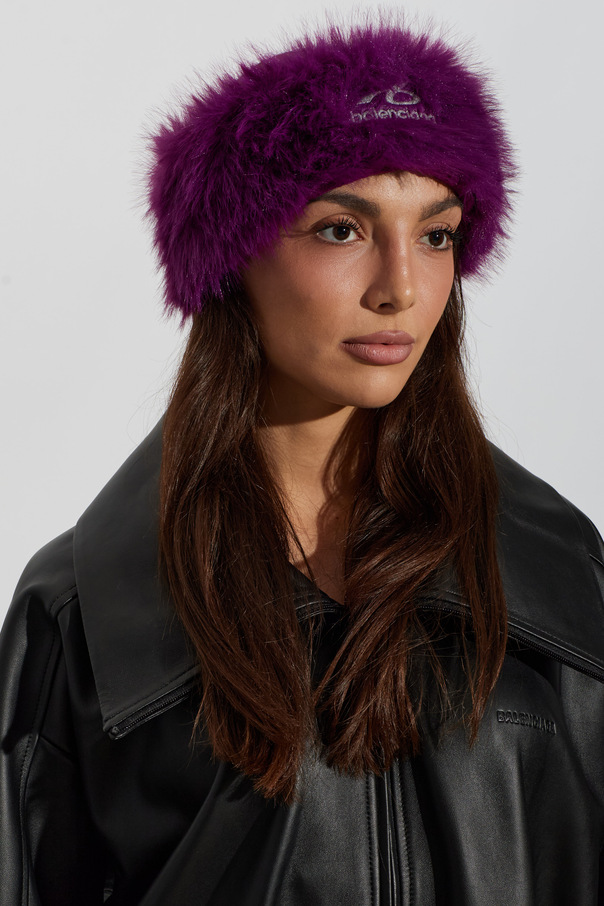 Balenciaga Faux fur headband