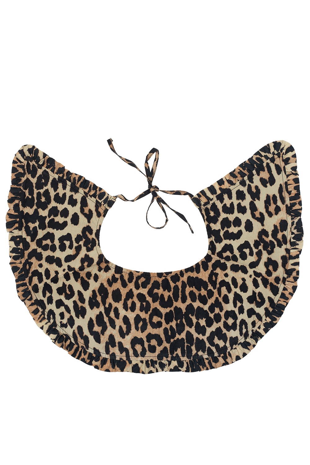 Ganni Leopard print collar