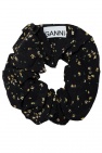 Ganni Hair tie with floral print