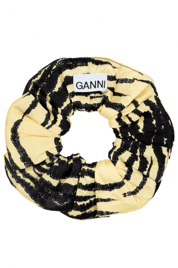 Ganni Printed scrunchie