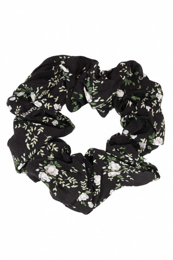 Ganni Scrunchie with floral print