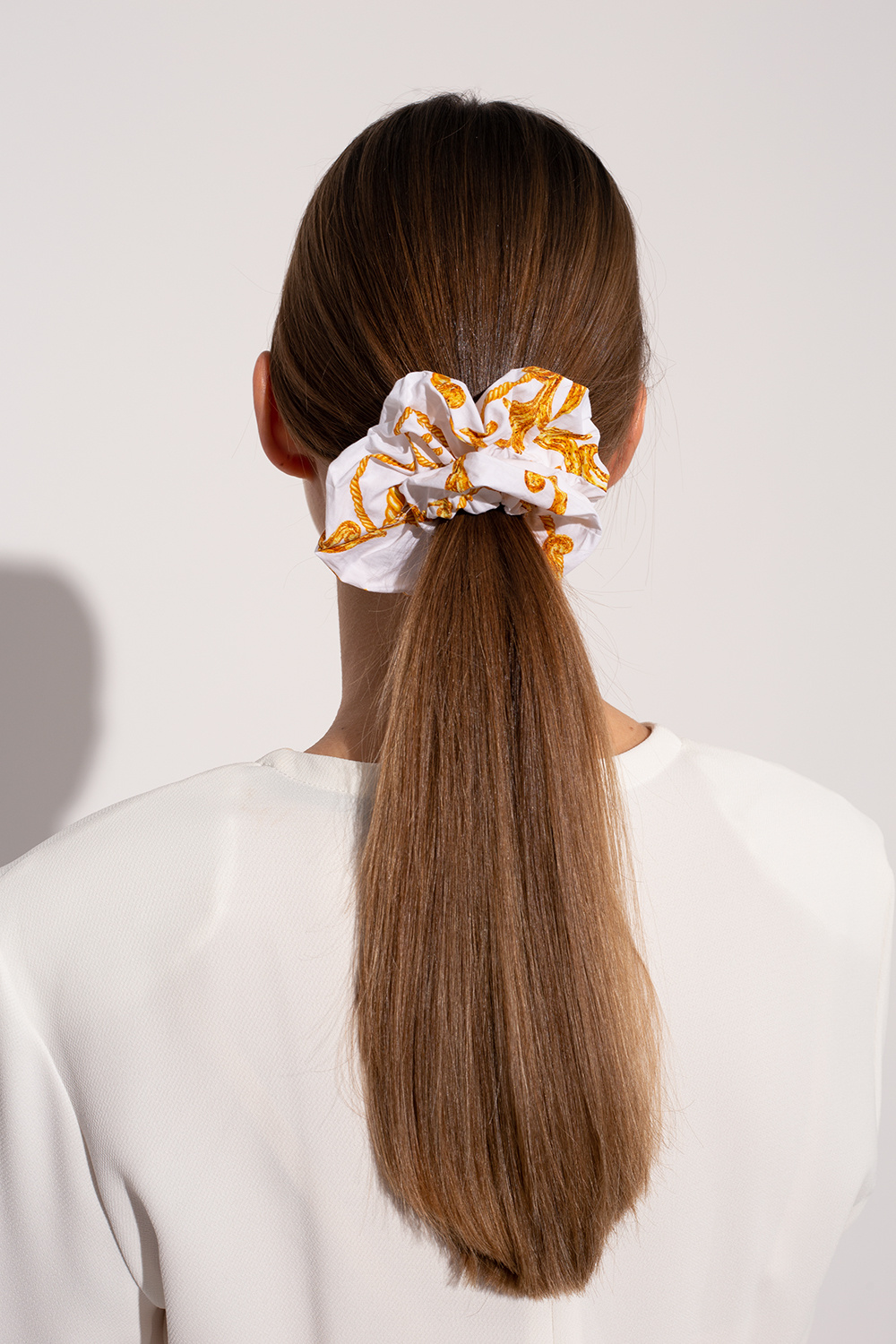 Ganni Patterned scrunchie