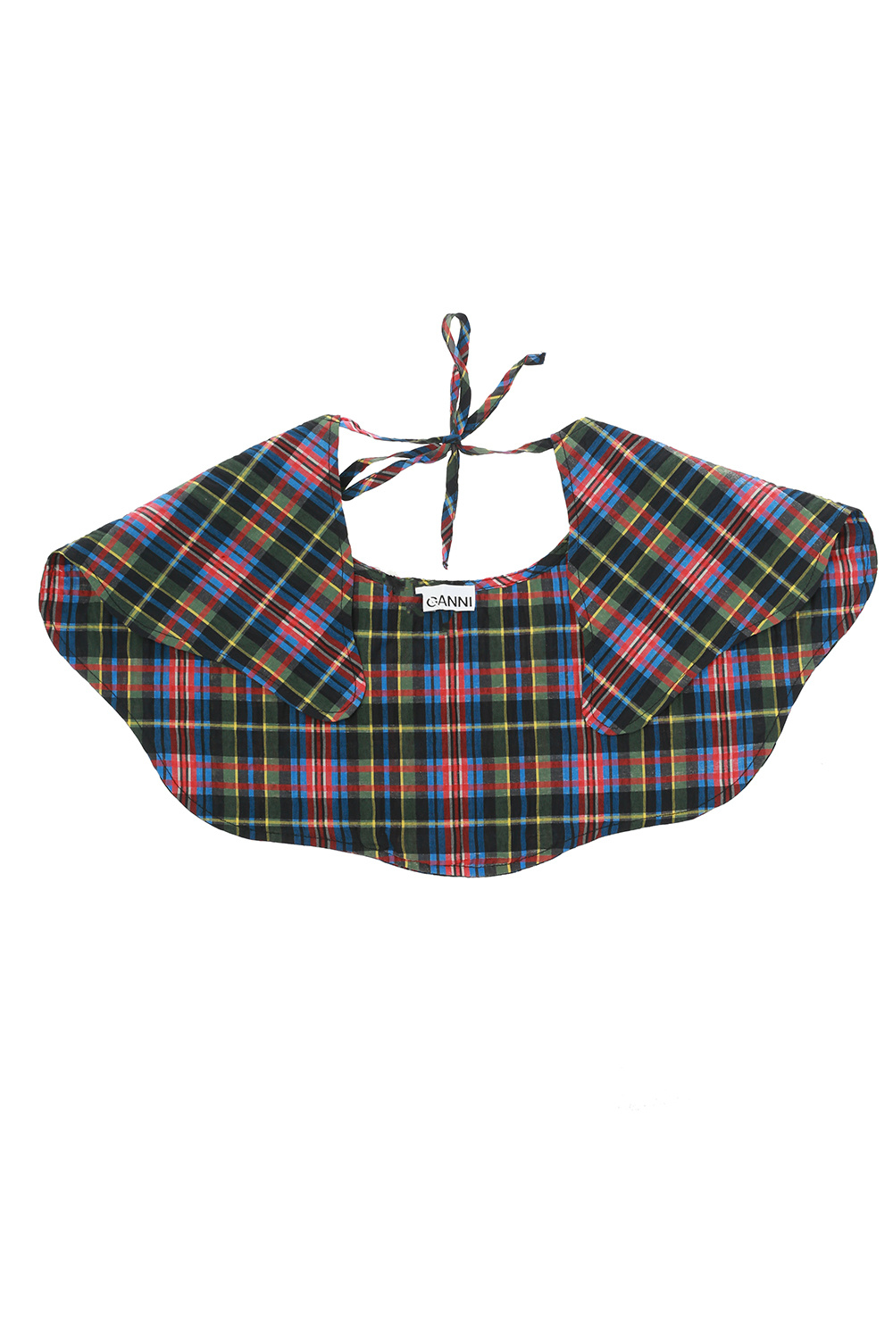 Ganni Checked collar