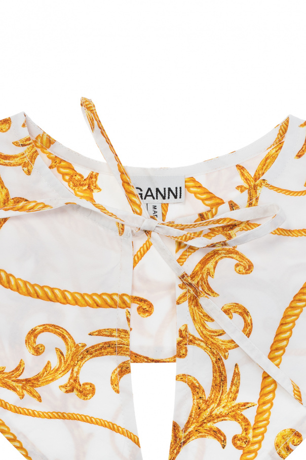 Ganni Patterned collar