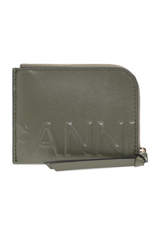 Ganni Wallet with logo