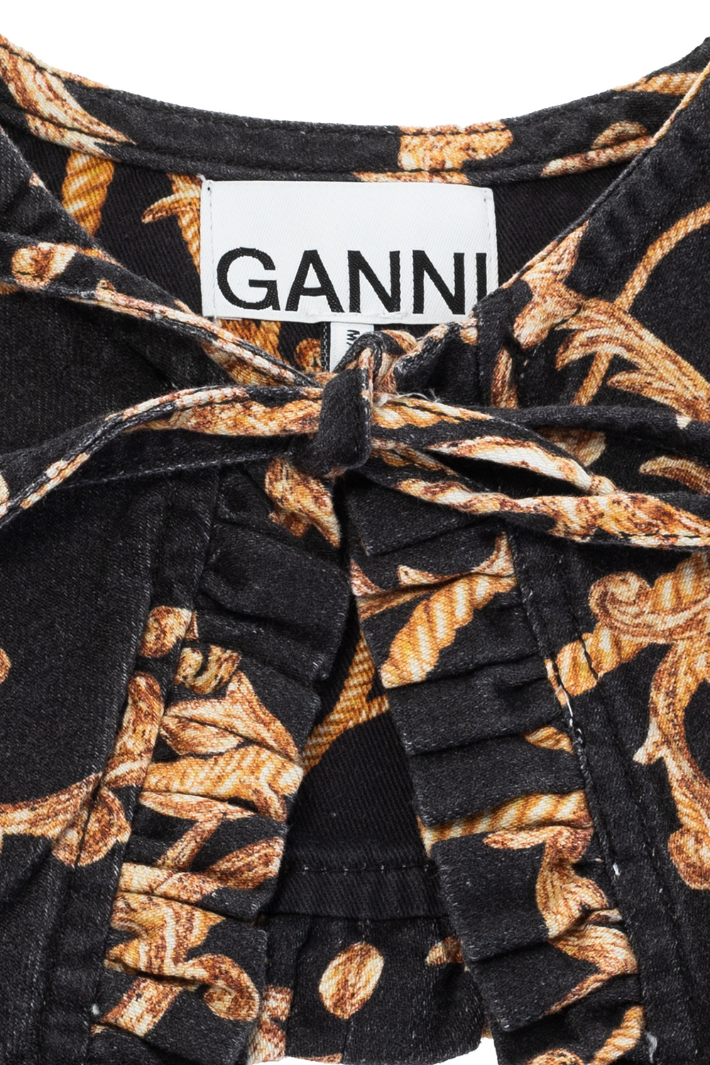 Ganni Patterned collar