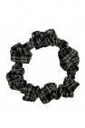 Ganni Checked scrunchie