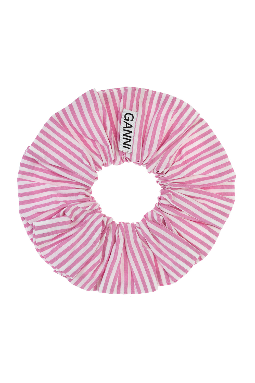 Ganni Striped scrunchie