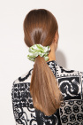 Ganni Patterned scrunchie