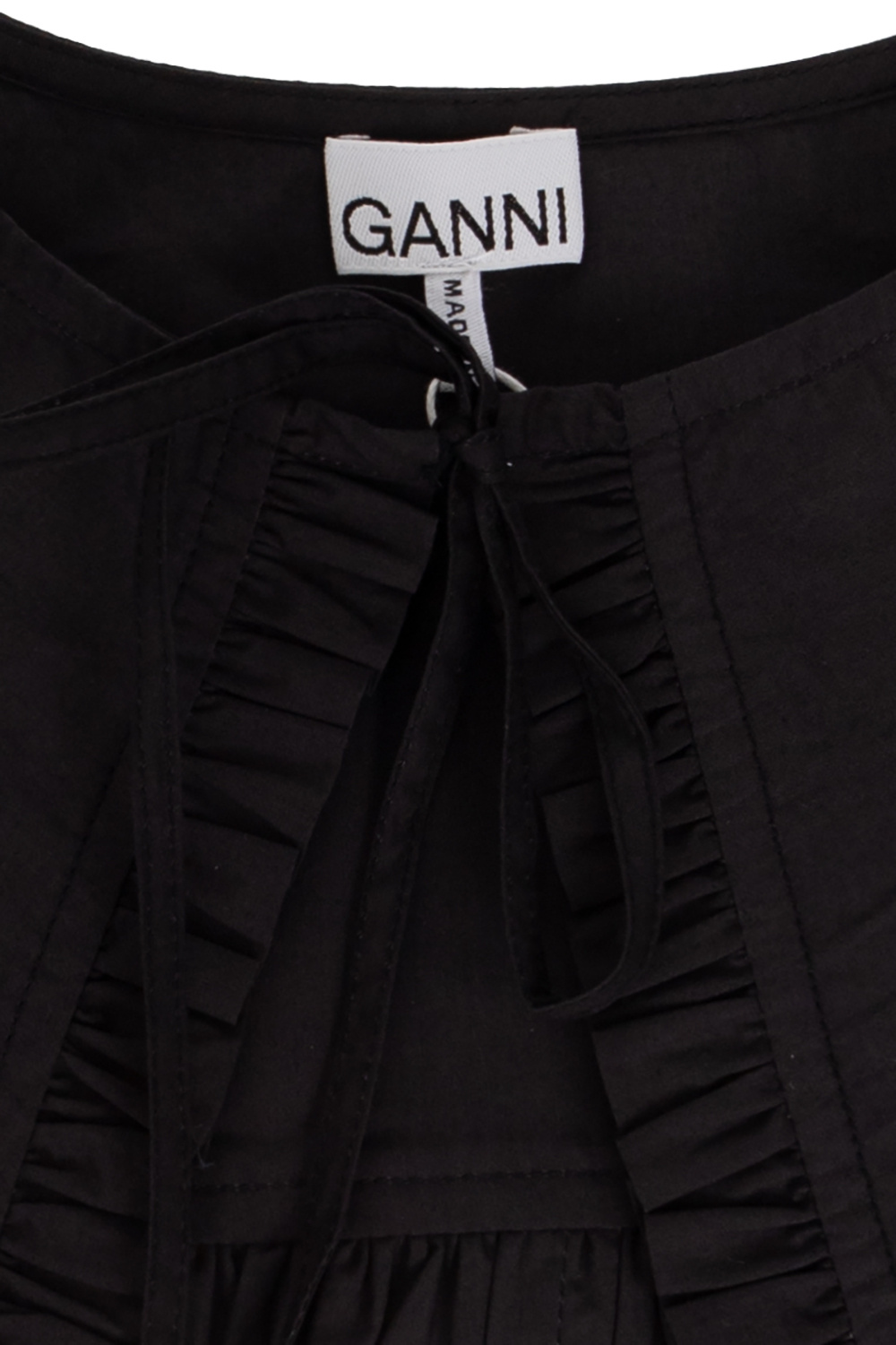 Ganni Collar with tie detail