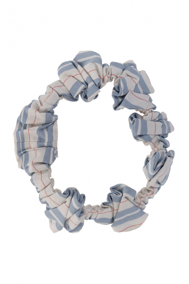 Ganni Striped scrunchie