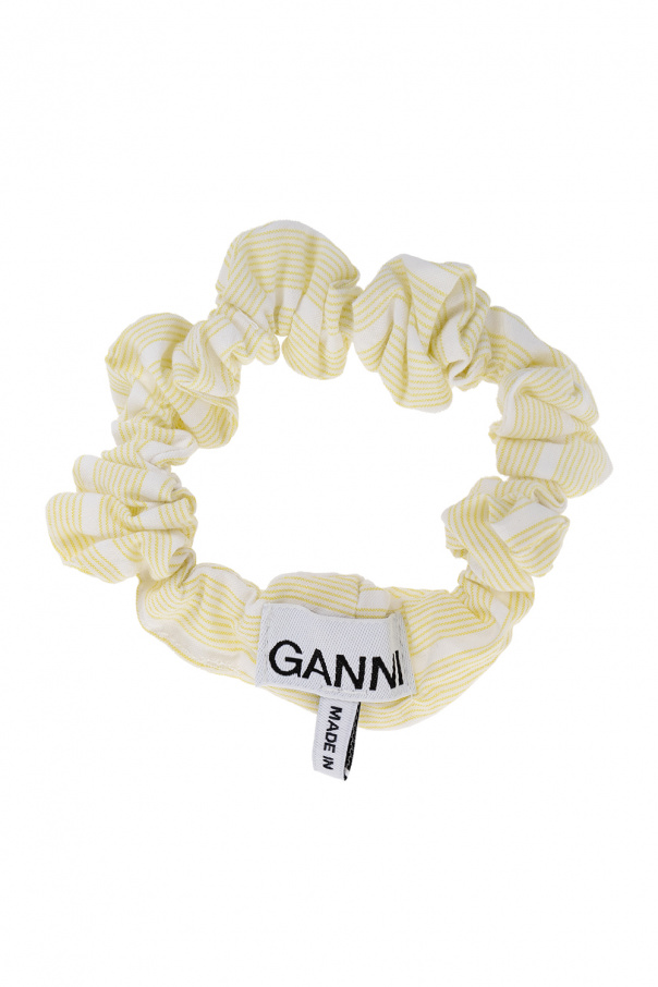 Ganni Striped scrunchie