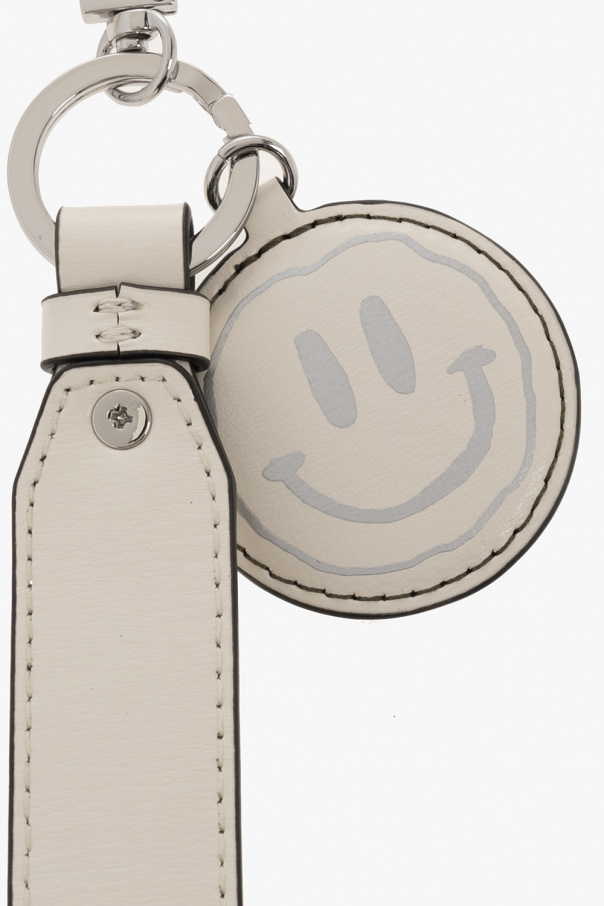 Ganni Logo-printed keyring