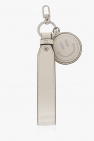 Ganni Logo-printed keyring