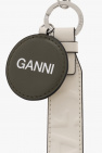 Ganni Logo-printed keyring
