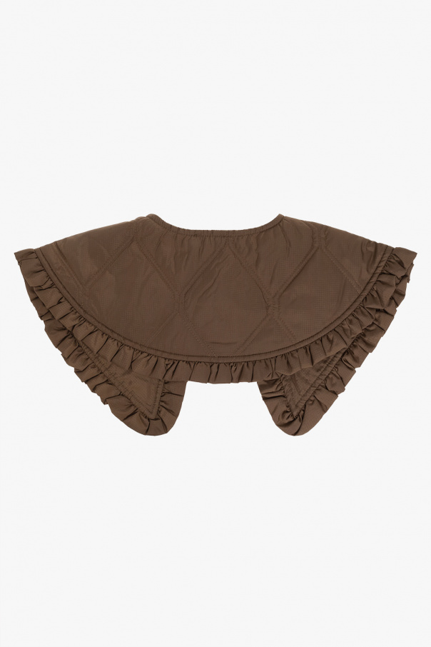 Ganni Quilted collar