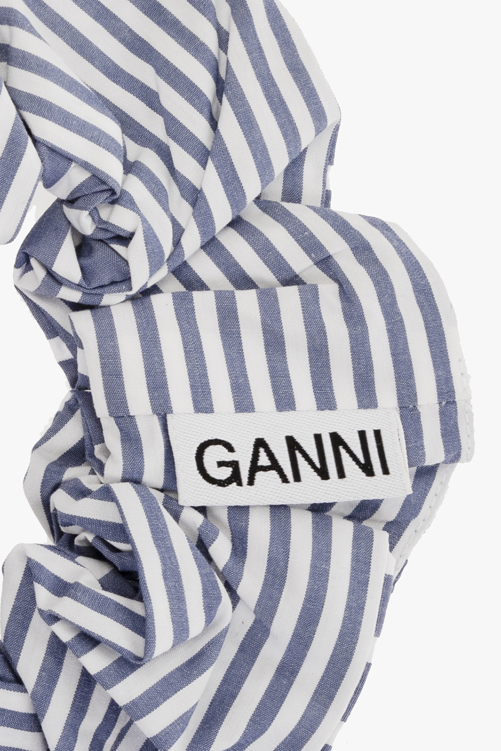 Ganni Striped scrunchie