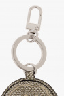 Ganni SILVER Keyring with pendant