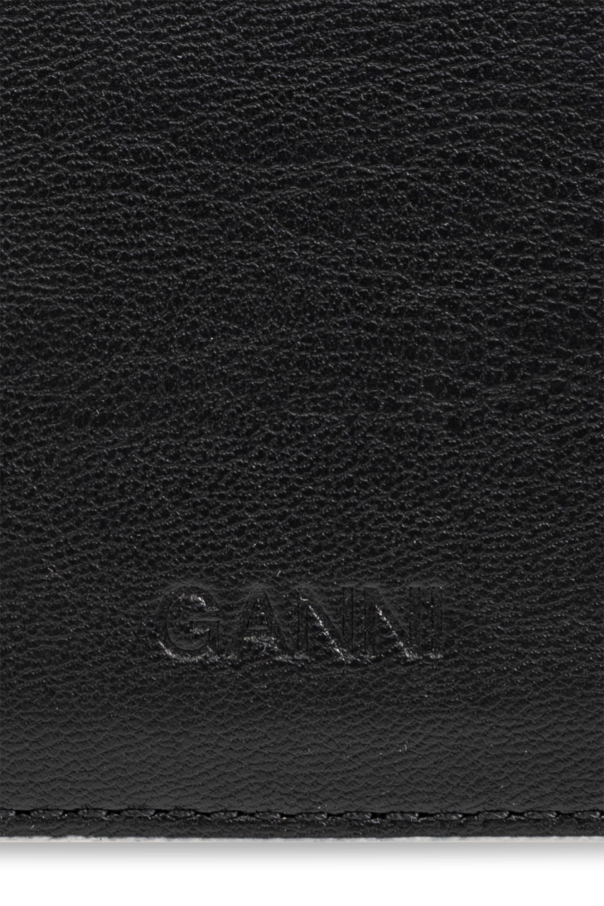 Ganni Card case with logo