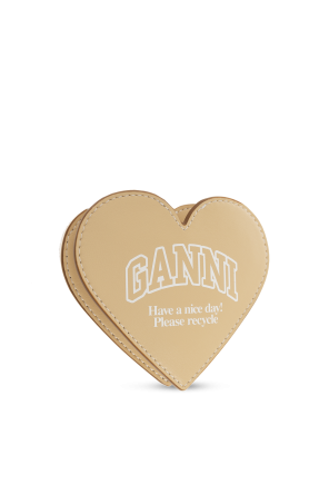 Ganni Heart-shaped pouch