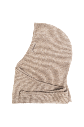 Ganni Capucha de lana con lazos