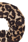 Ganni Scrunchie with animal motif