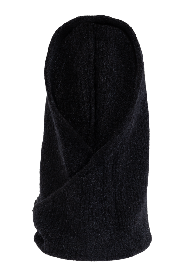 Ganni Wool Hood with Ties